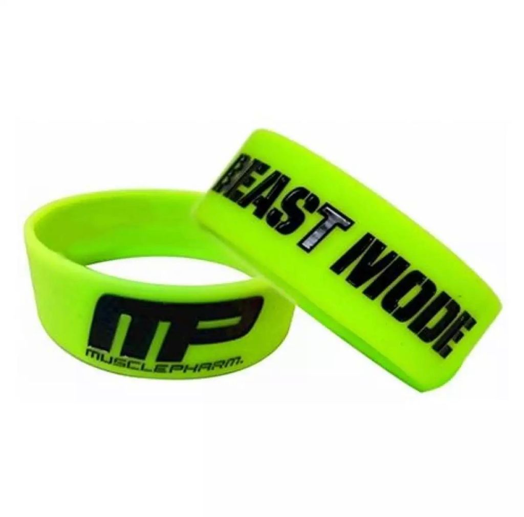 MUSCLEPHARM BEAST MODE WRISTBAND - GREEN – GS- Gymspecialist