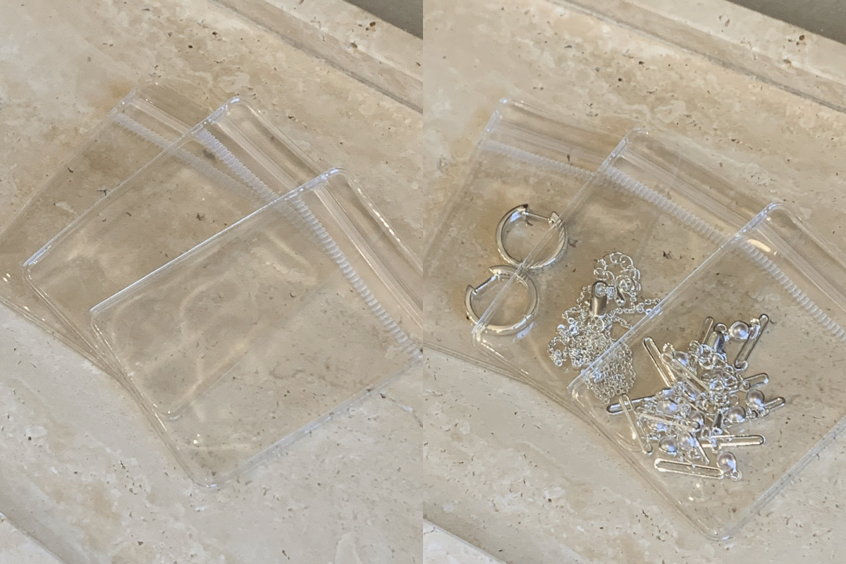 電鍍飾品保養收納方式 夾鏈袋密封存放 My.SO