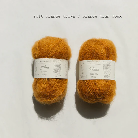 soft orange brown