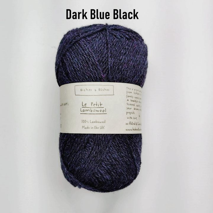 Dark blue black