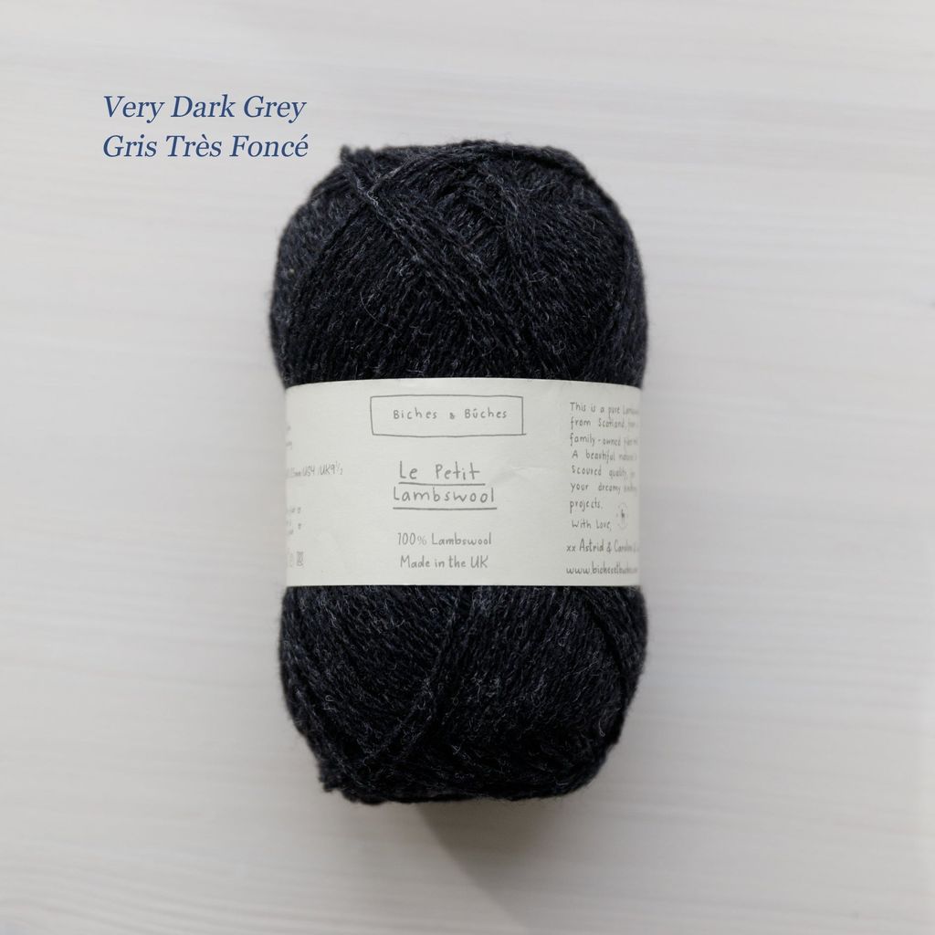 LePetitLambswool-VERY DARK GREY