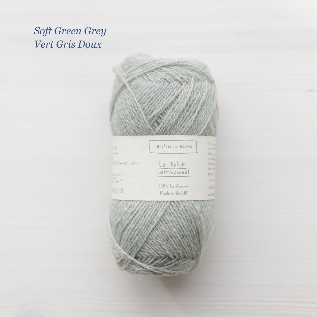 LePetitLambswool-soft green grey