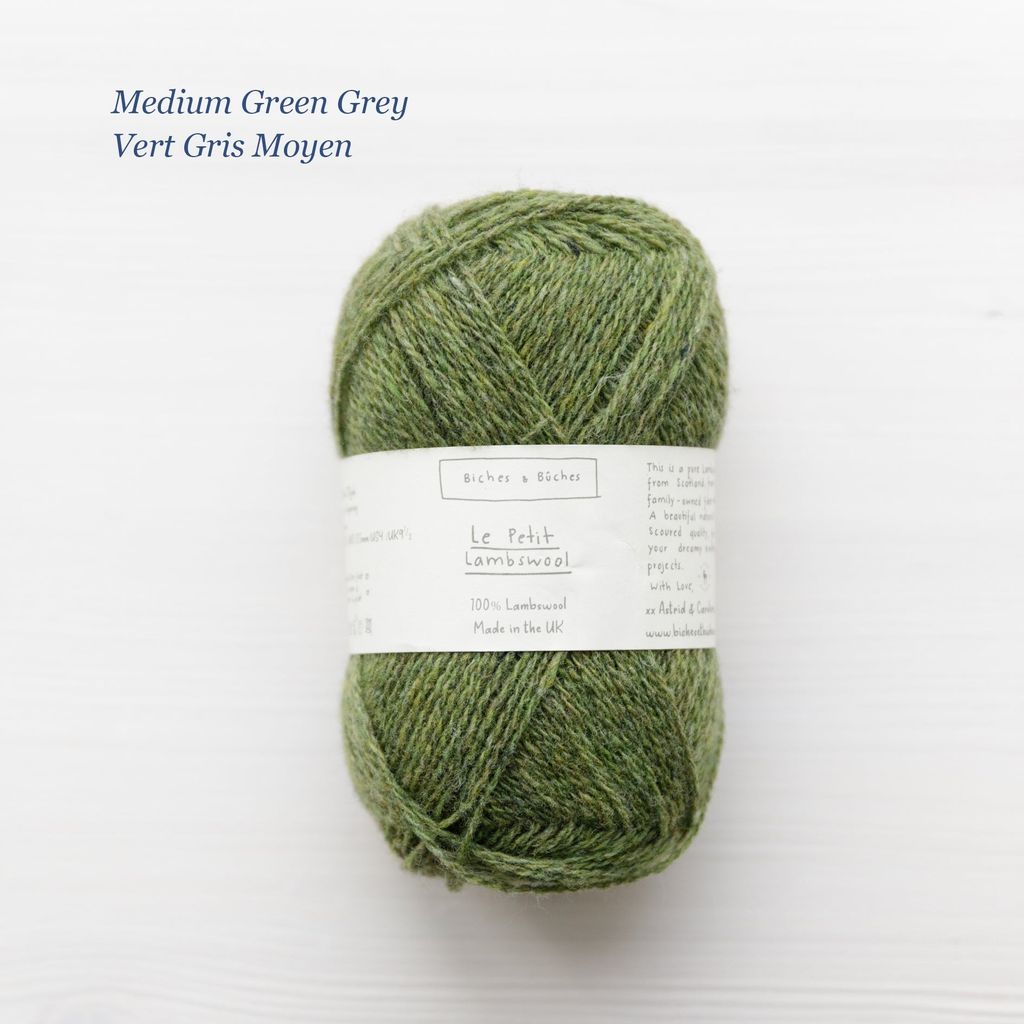 LePetitLambswool-Medium Green Grey