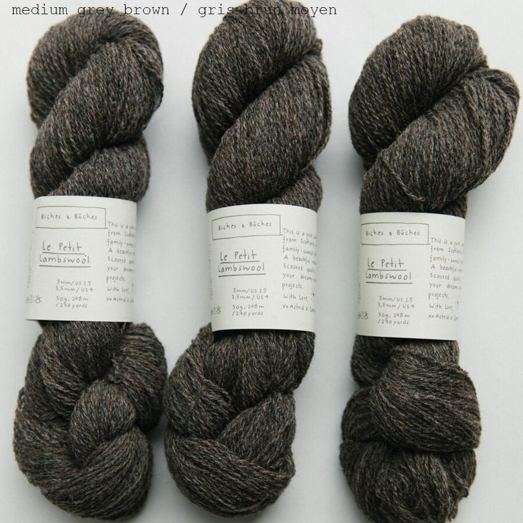 LePetitLambswool-medium grey brown