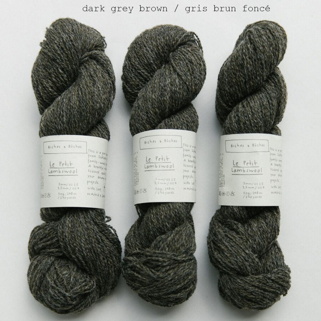 LePetitLambswool-dark grey brown
