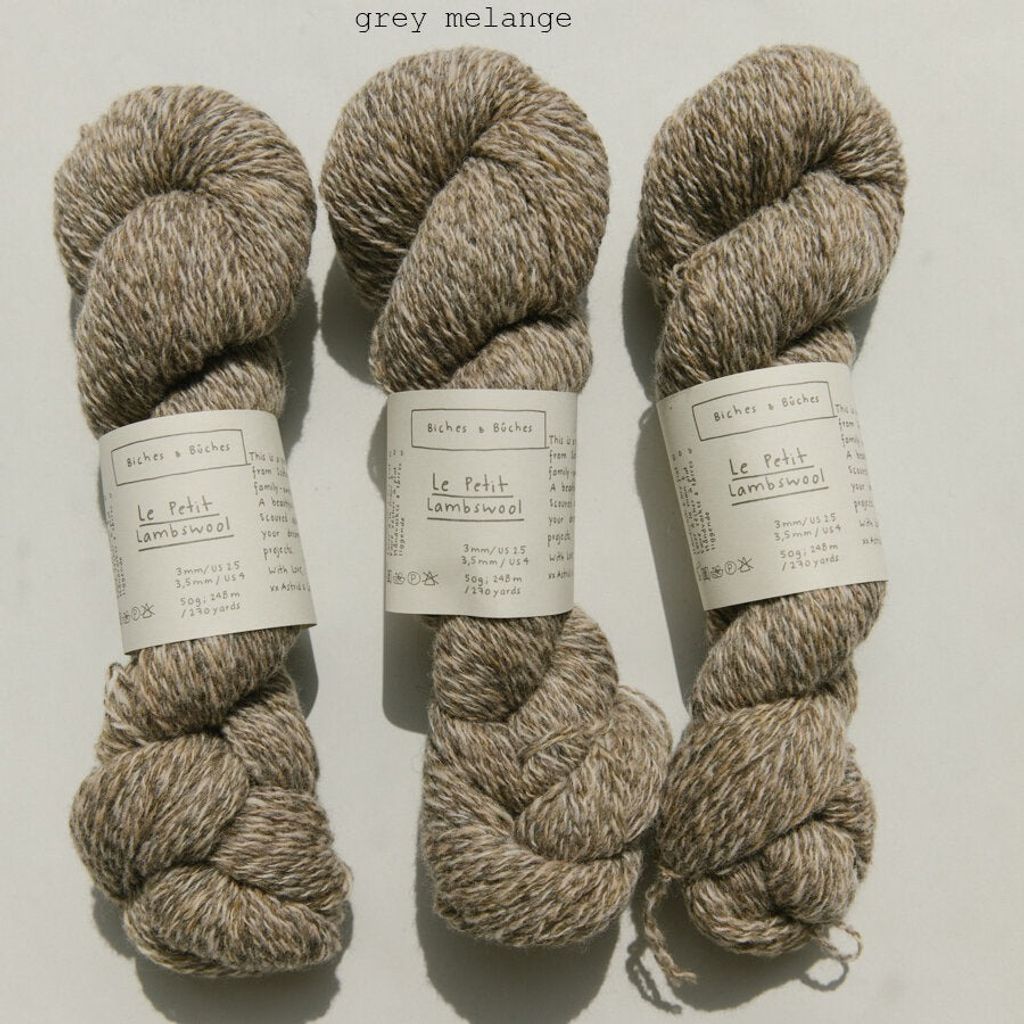LePetitLambswool-grey melange