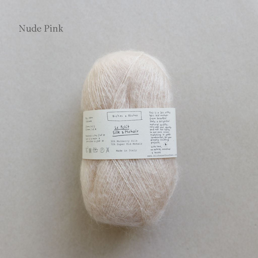 2 - LE PETIT SILK & MOHAIR Nude Pink