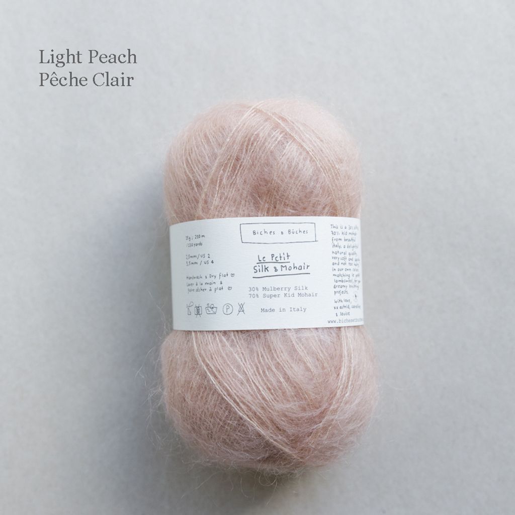 5 - LE PETIT SILK & MOHAIR Light Peach