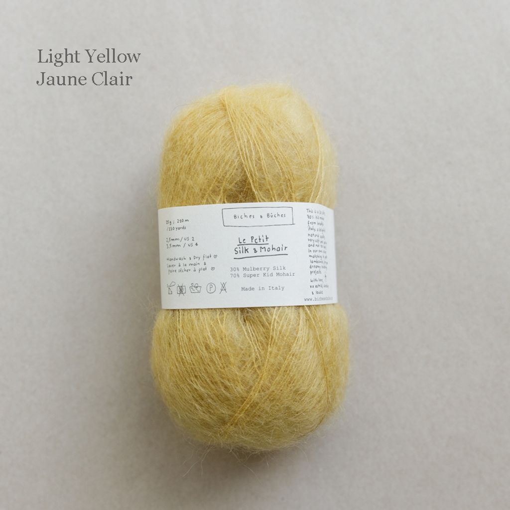 7 - LE PETIT SILK & MOHAIR Light Yellow