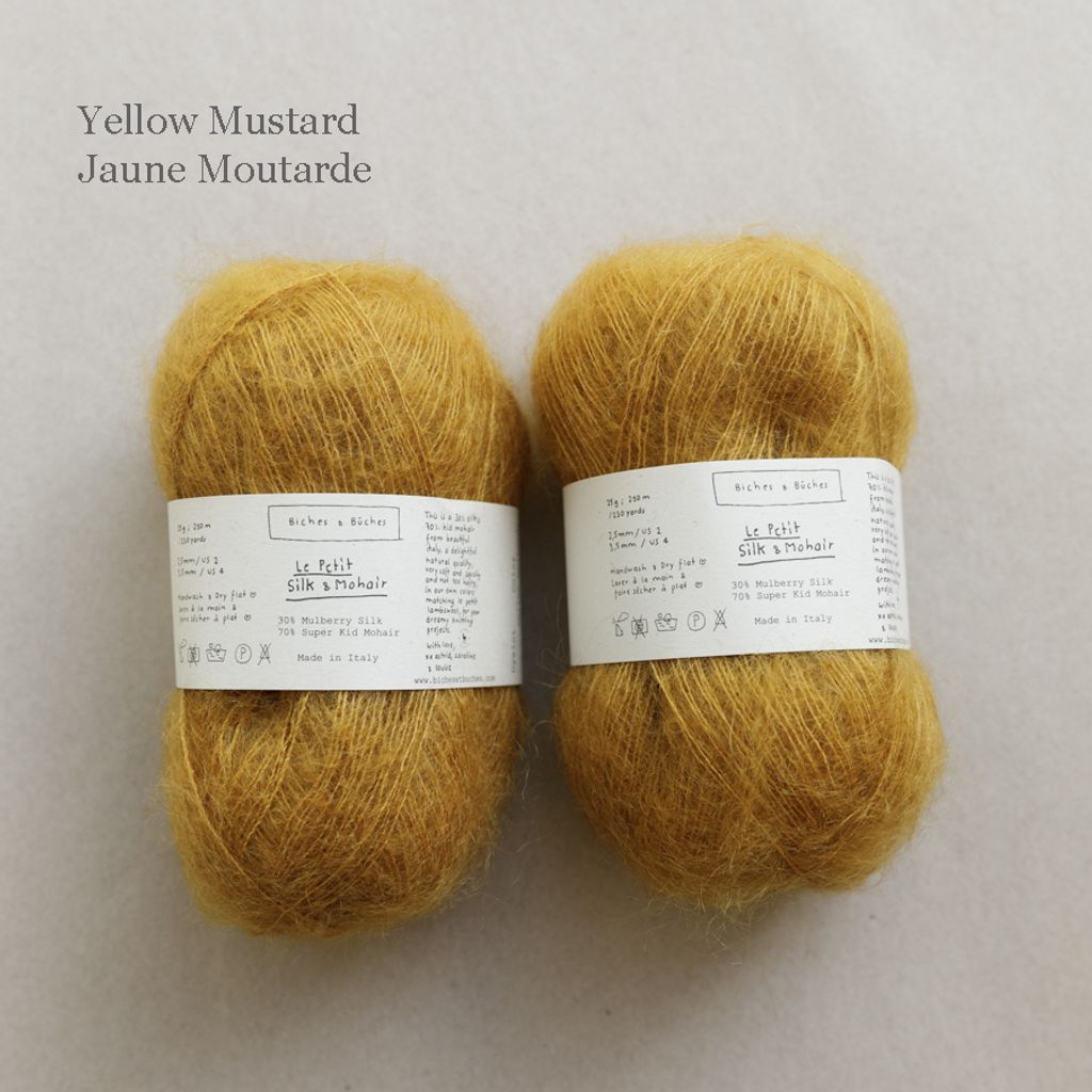 8 - LE PETIT SILK & MOHAIR Yellow Mustard