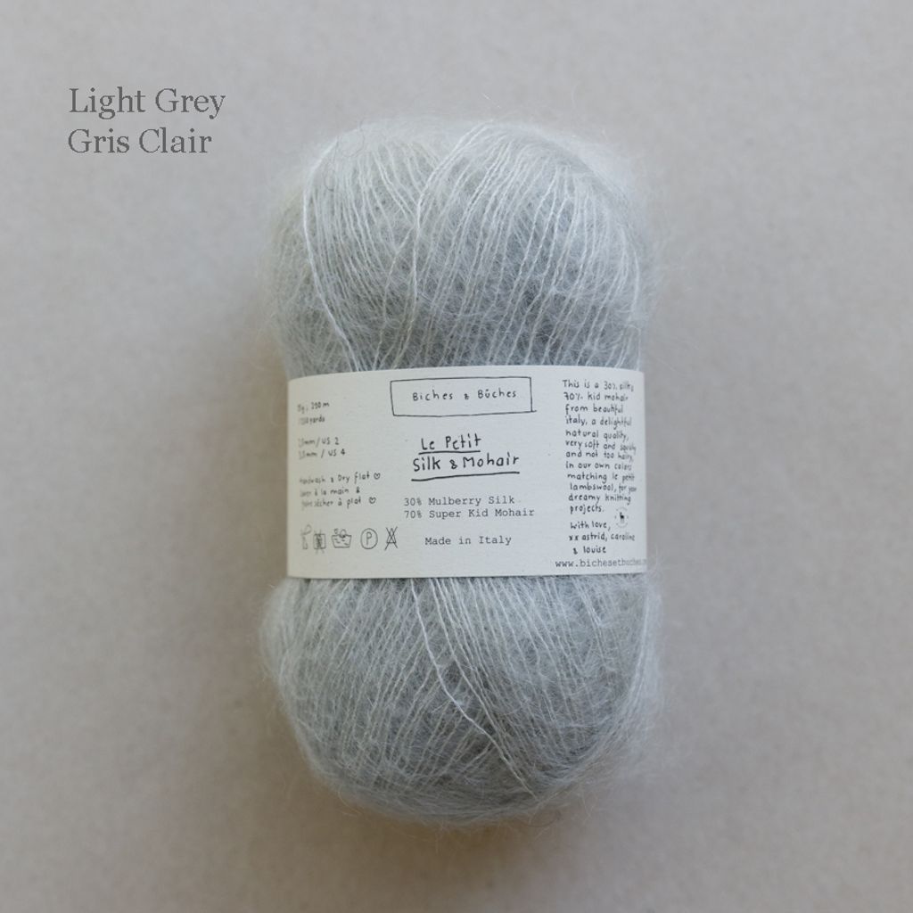 20 - LE PETIT SILK & MOHAIR Light Grey