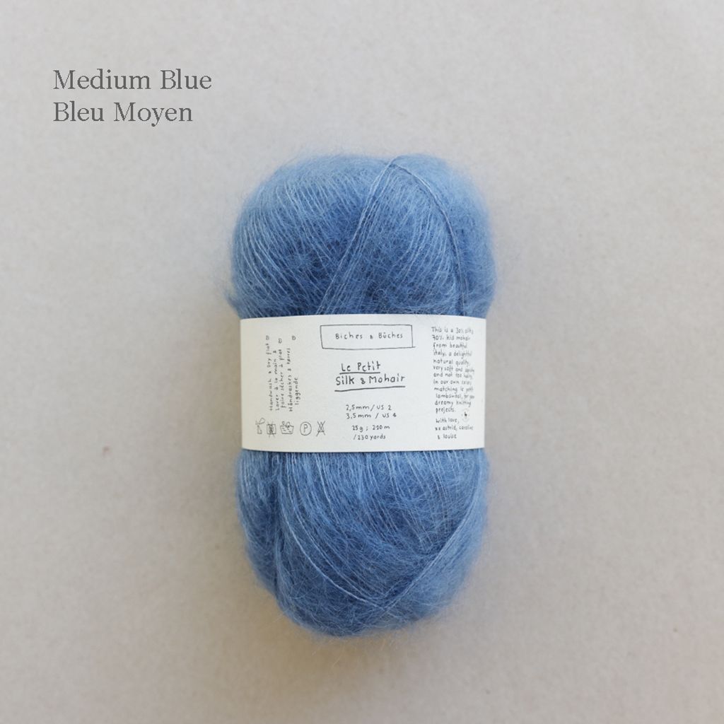 24 - LE PETIT SILK & MOHAIR Medium Blue