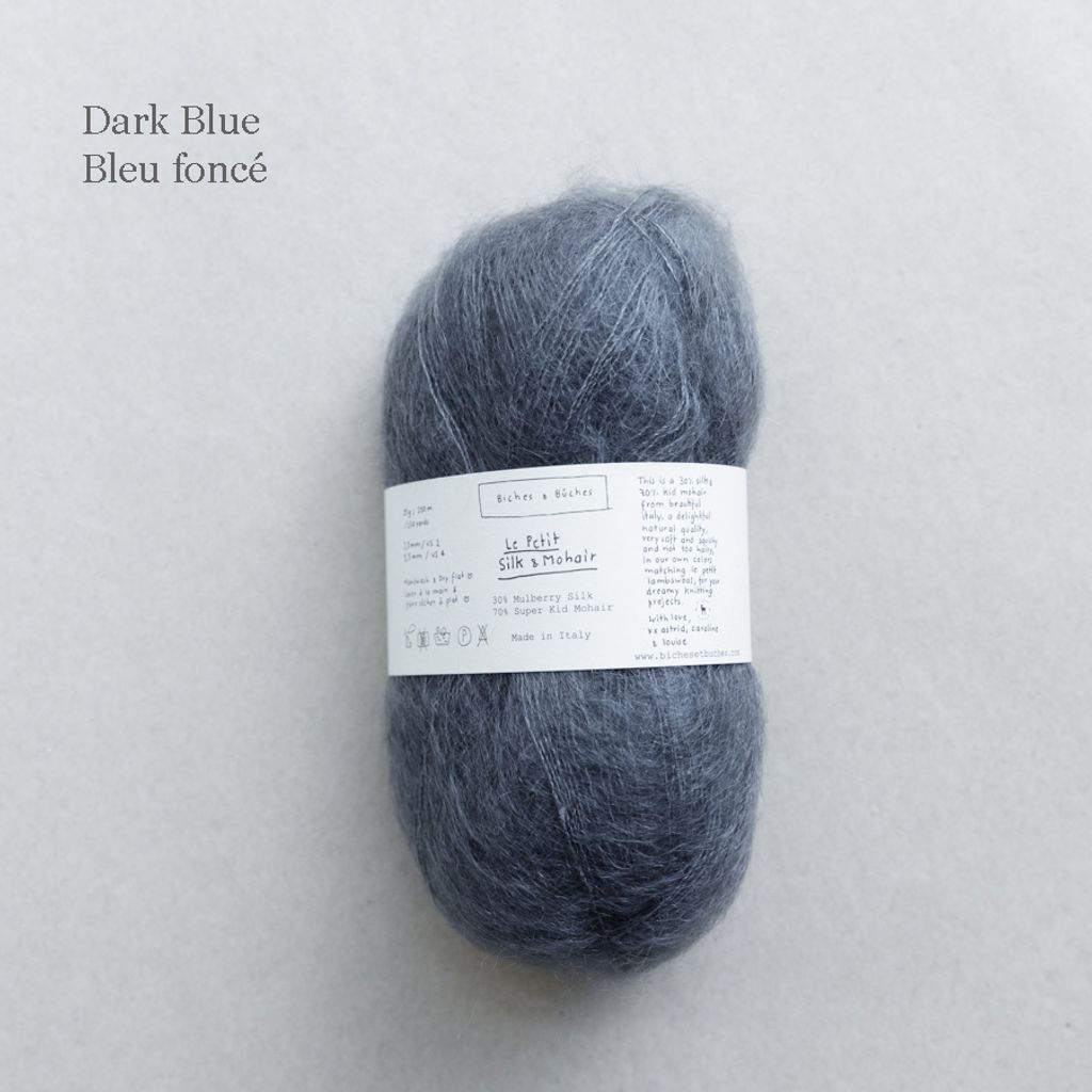 26 - LE PETIT SILK & MOHAIR Dark Blue