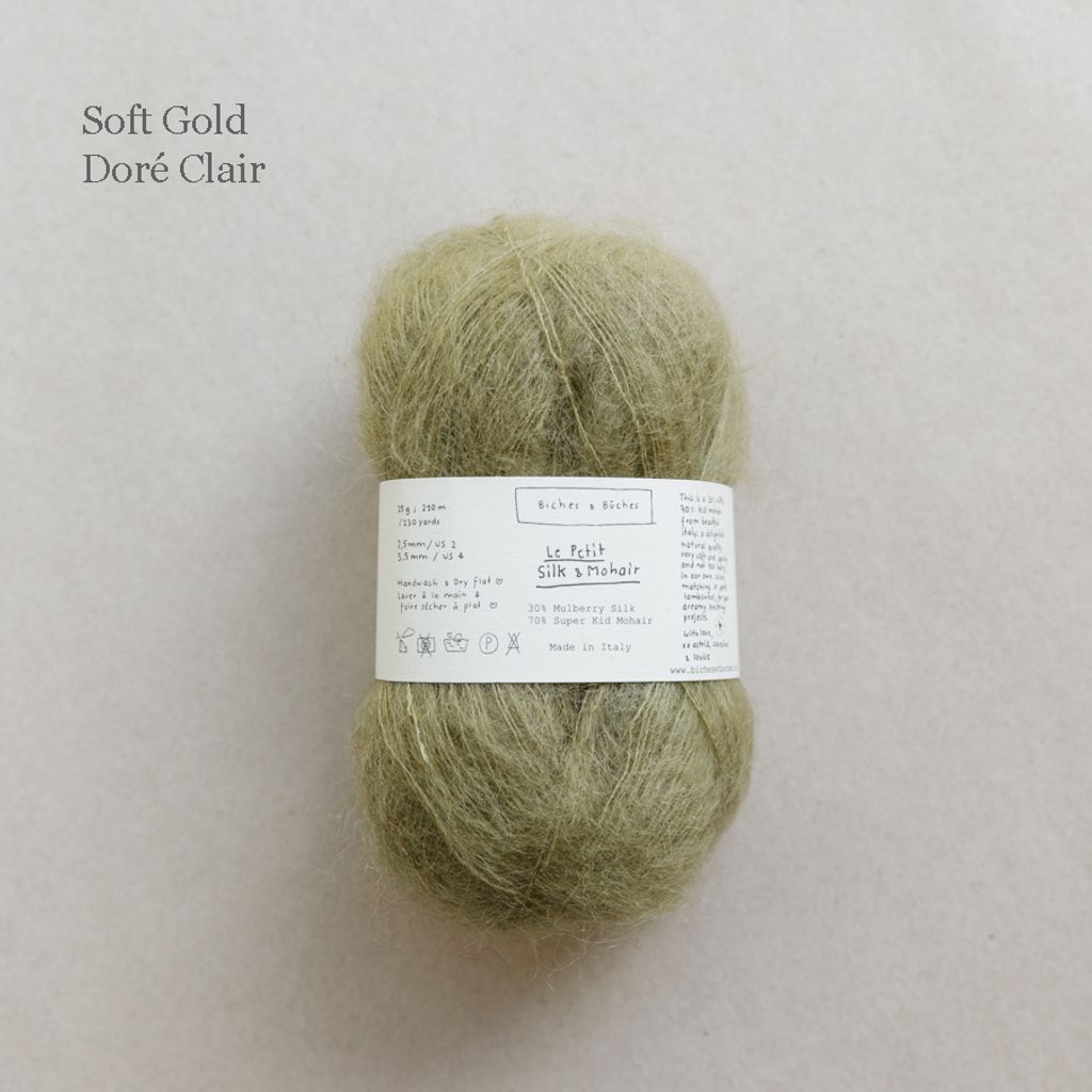 29 - LE PETIT SILK & MOHAIR Soft Gold