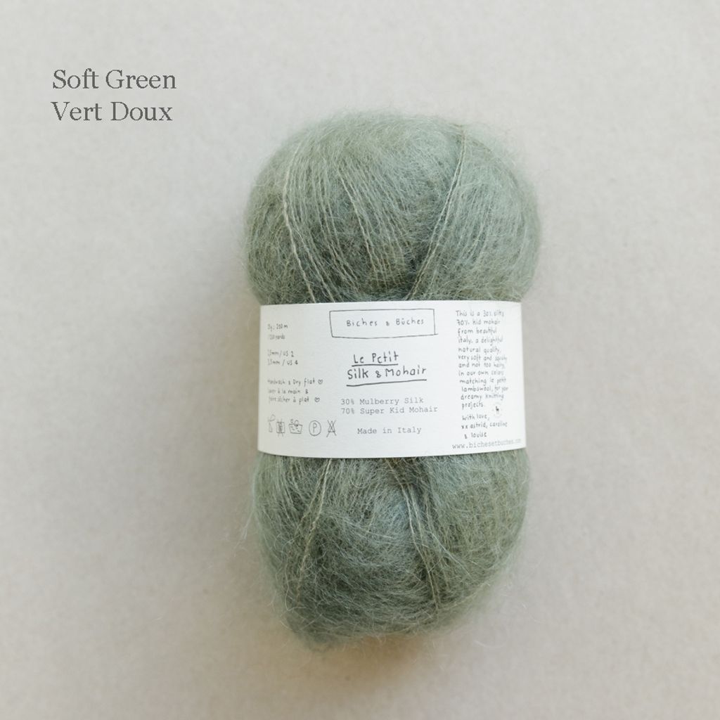30 - LE PETIT SILK & MOHAIR Soft Green