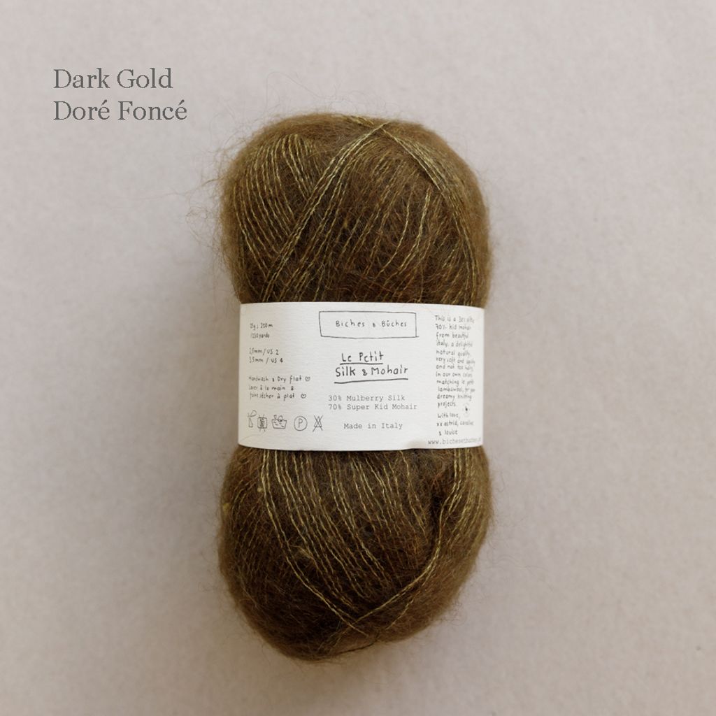 40 - LE PETIT SILK & MOHAIR Dark Gold