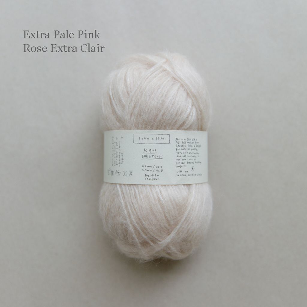 2 - Le Gros Silk & Mohair Extra Pale Pink