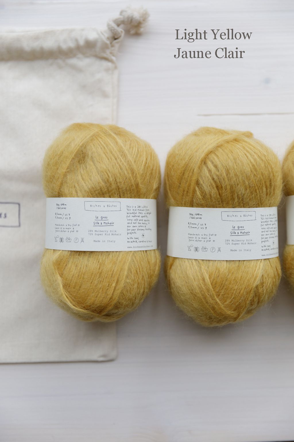 11 - Le Gros Silk & Mohair Light Yellow