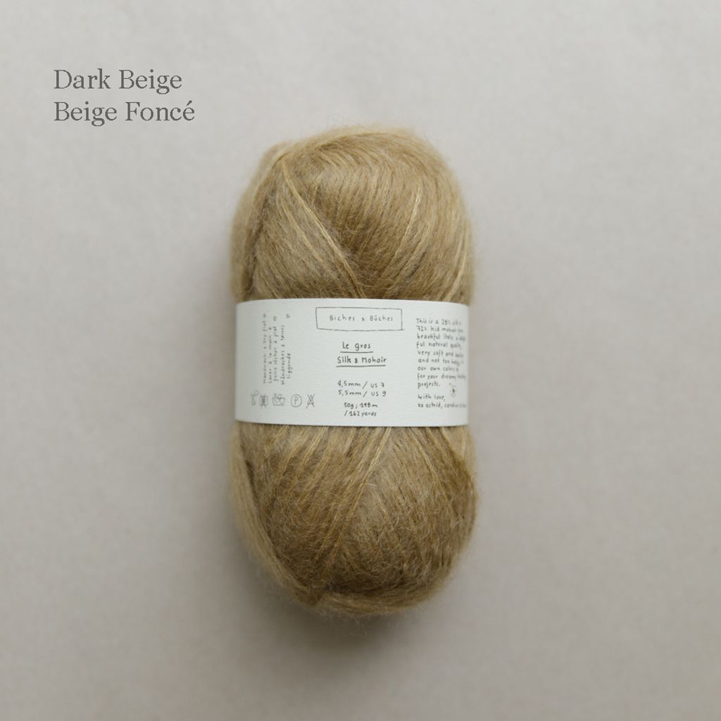 4 - Le Gros Silk & Mohair Dark Beige