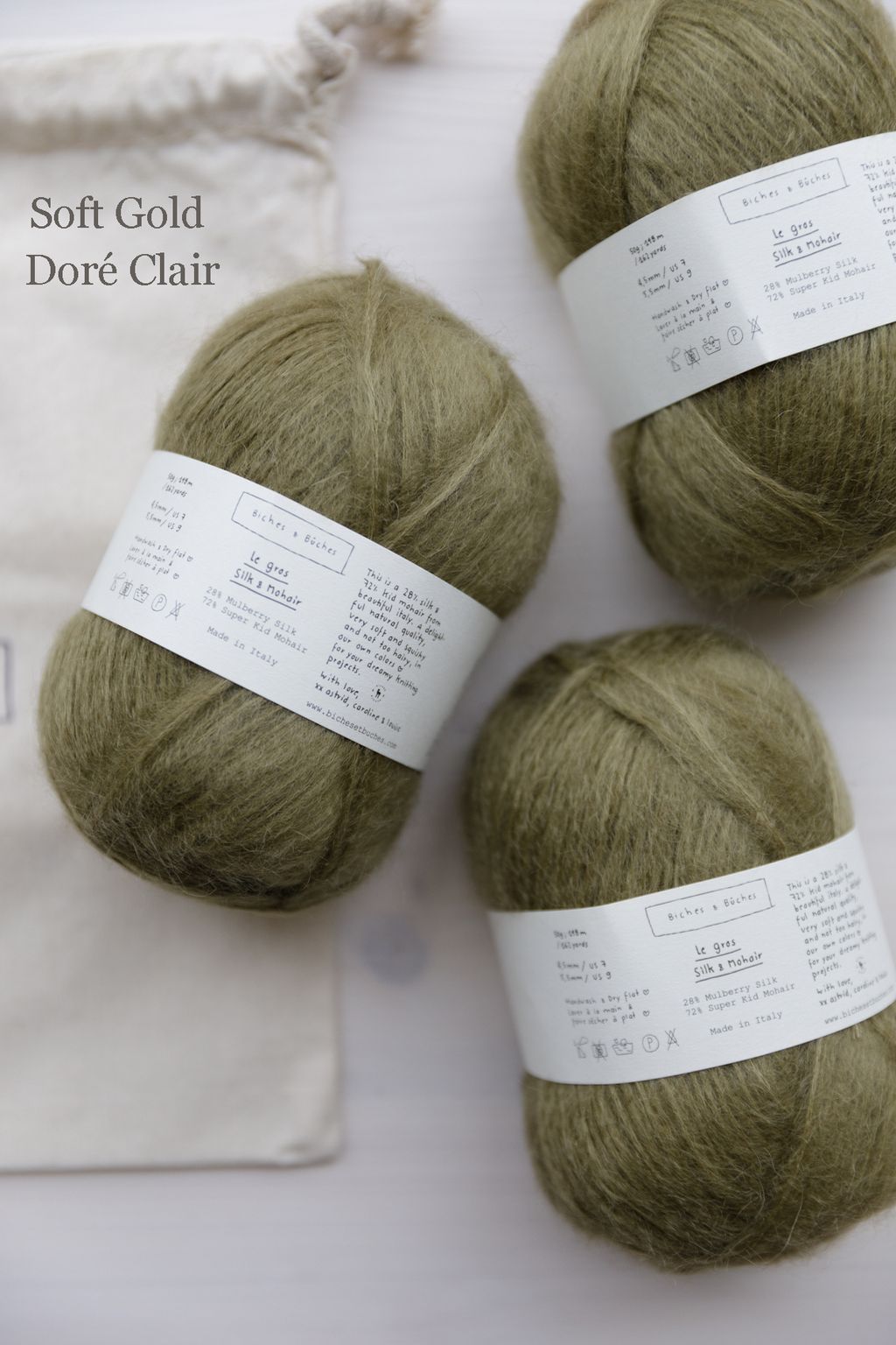 19 - Le Gros Silk & Mohair Soft Gold