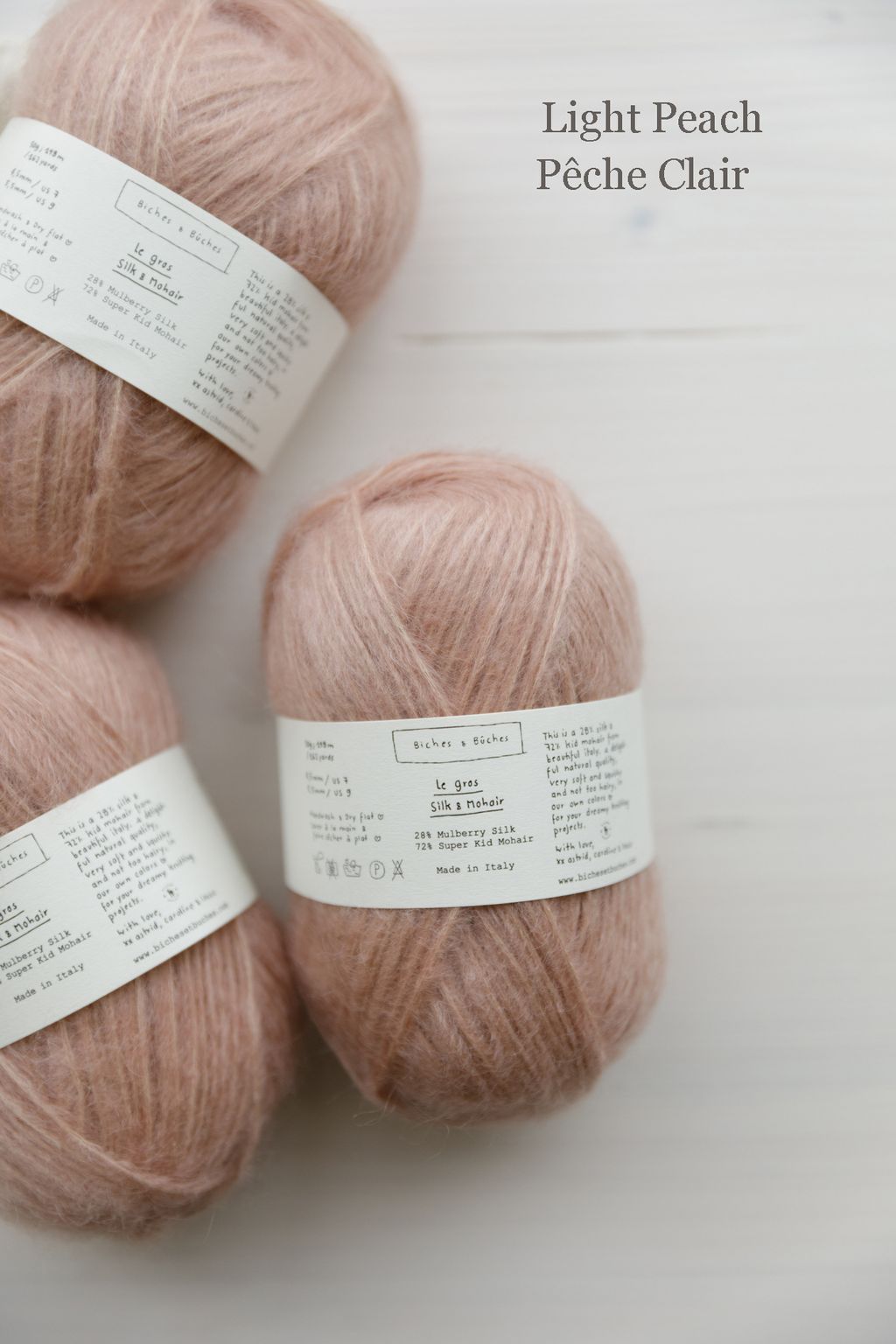 9 - Le Gros Silk & Mohair Light Peach