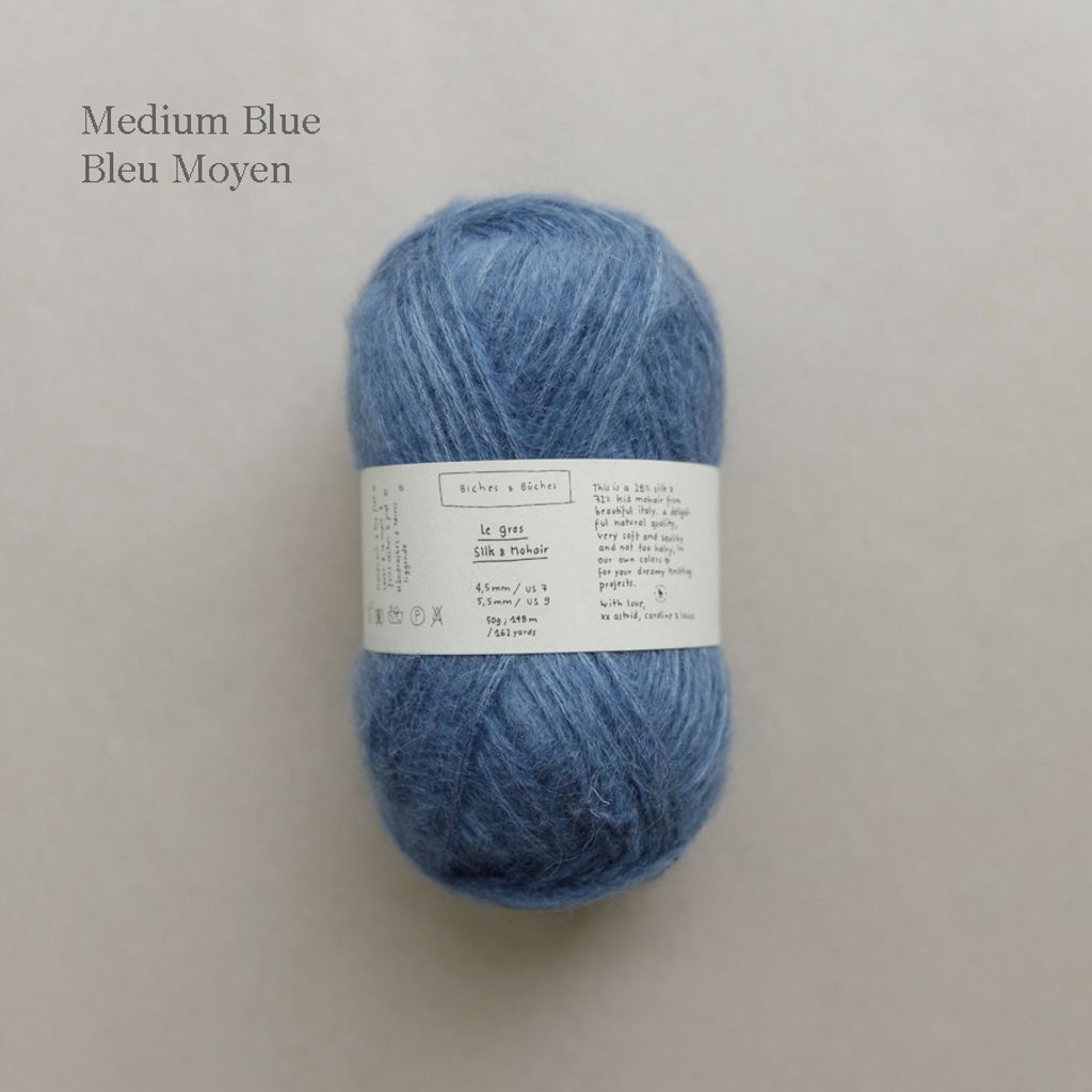 30 - Le Gros Silk & Mohair Medium Blue