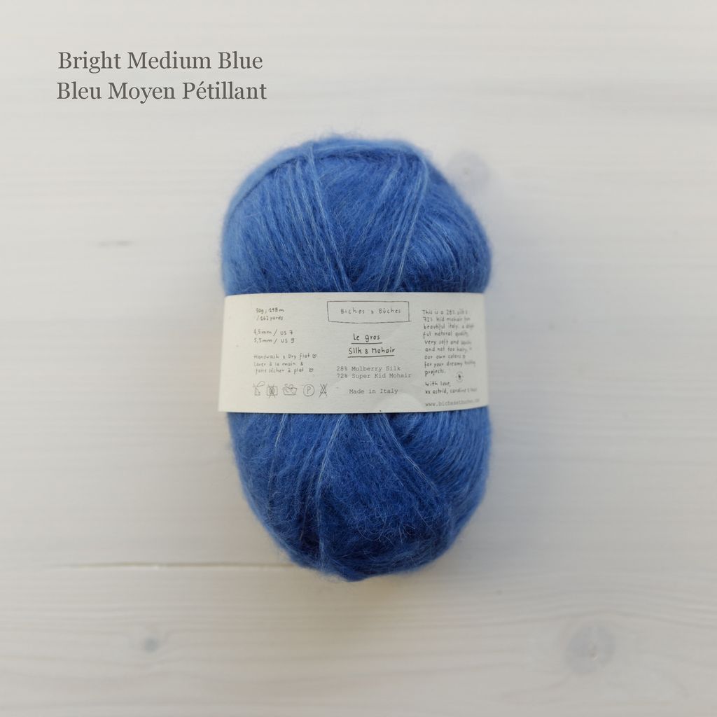 31 - Le Gros Silk & Mohair Bright Medium Blue