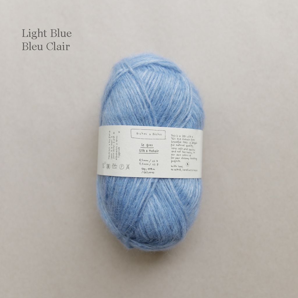 27 - Le Gros Silk & Mohair Light Blue