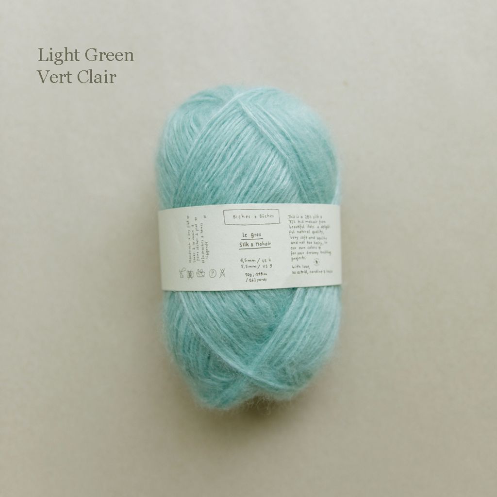 26 - Le Gros Silk & Mohair Light Green