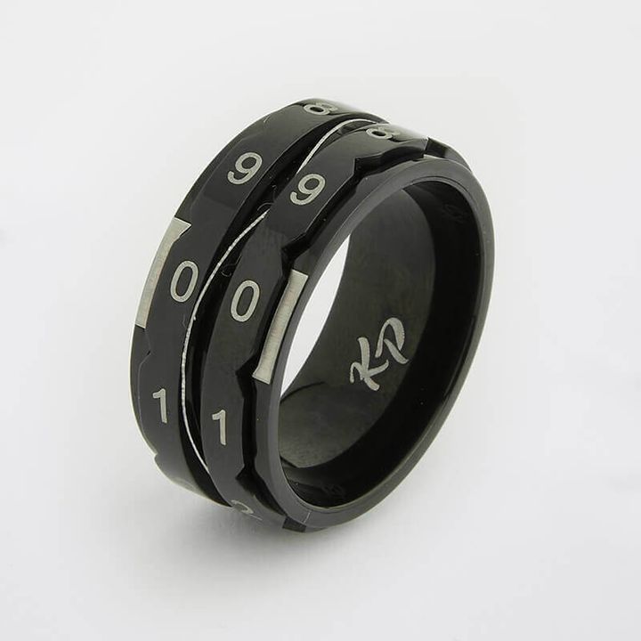 Black Row Counter Rings-2