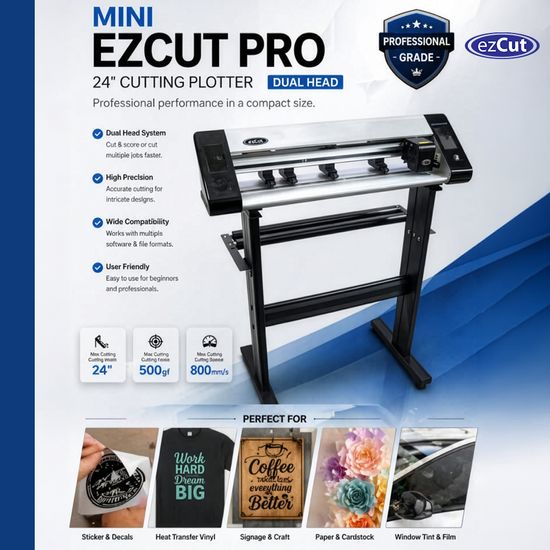 Mini EzCut Pro, Dual Head, 24in,  | EzCraft