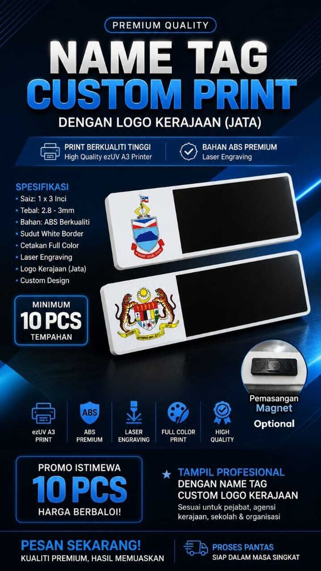 name tag ads