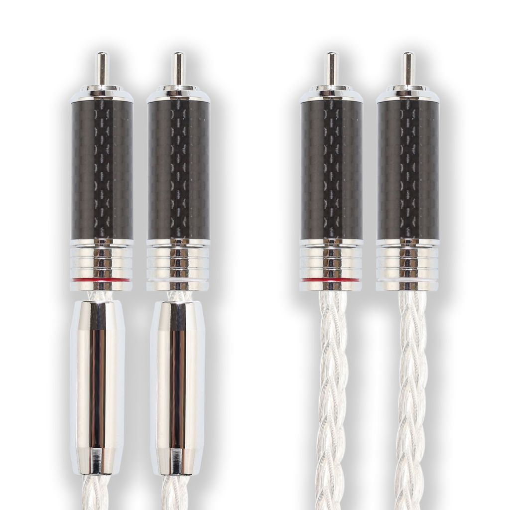 7N單晶銅鍍銀RCA音訊線