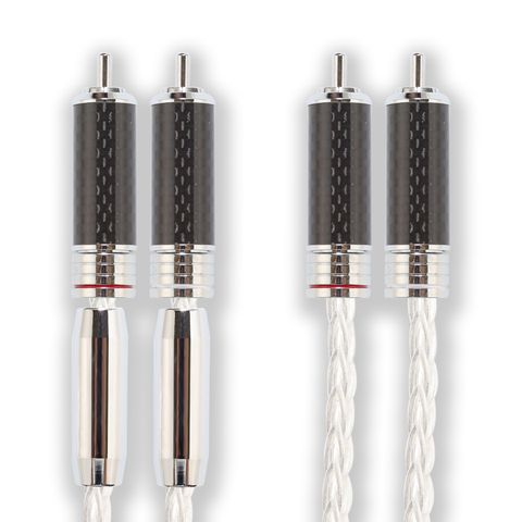 7N單晶銅鍍銀RCA音訊線