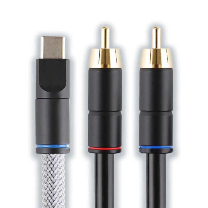 M168-TypeC轉雙RCA