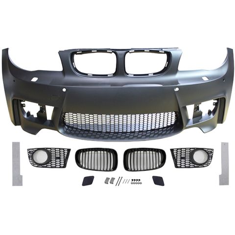 BMW E82 E87 1M Style Front Bumper Depan (2)