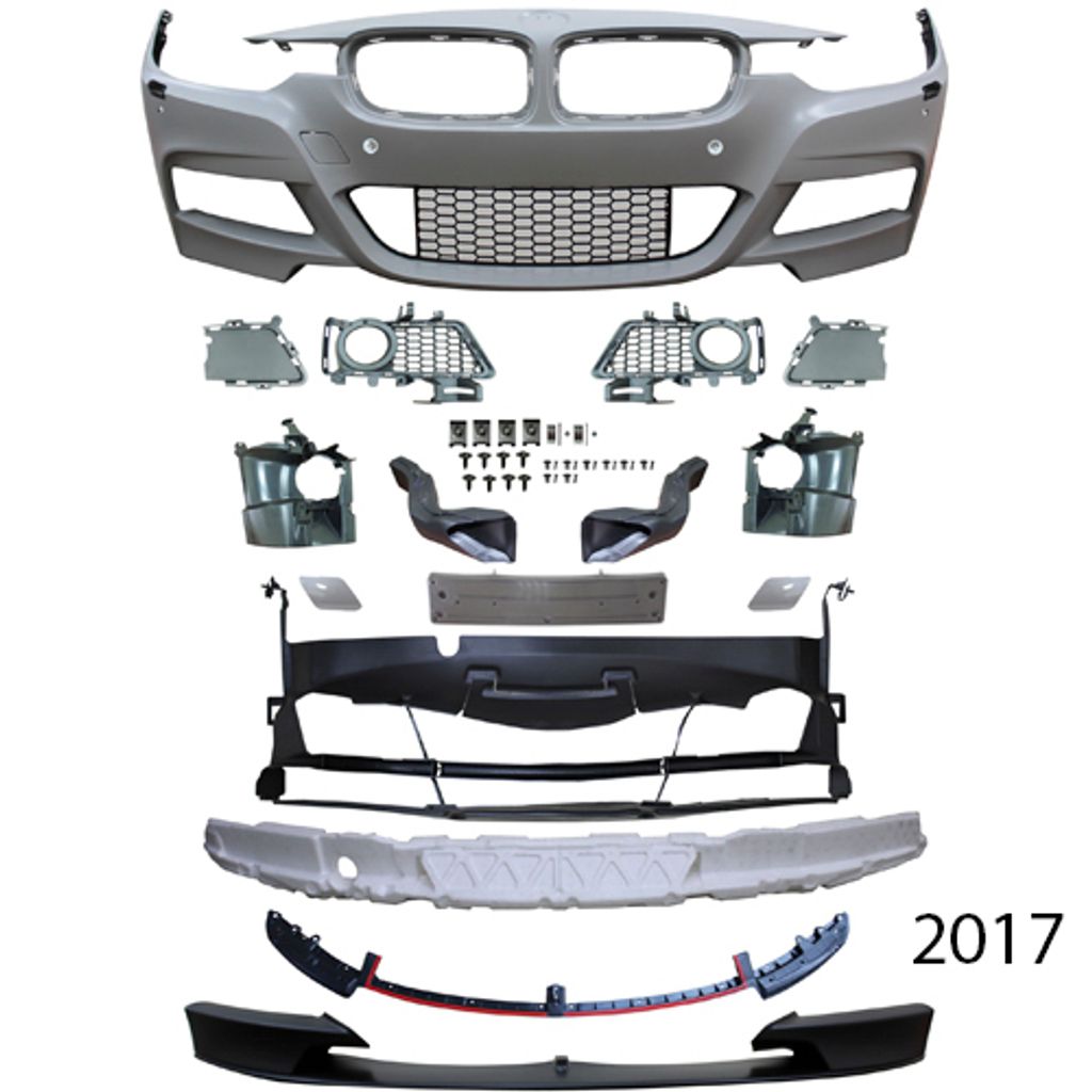 BMW F30 M-TEK Bumper Depan Front Bumper WPerformance Front Lip (4)