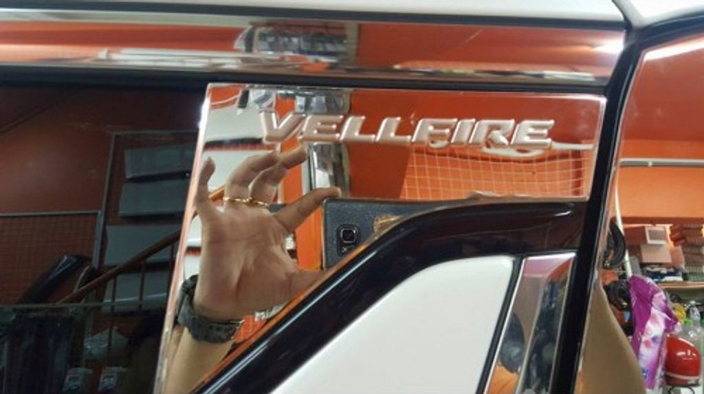 Vellfire 2015 Pillar Cover Chrome SSteel ( 8pcsset ) (3)