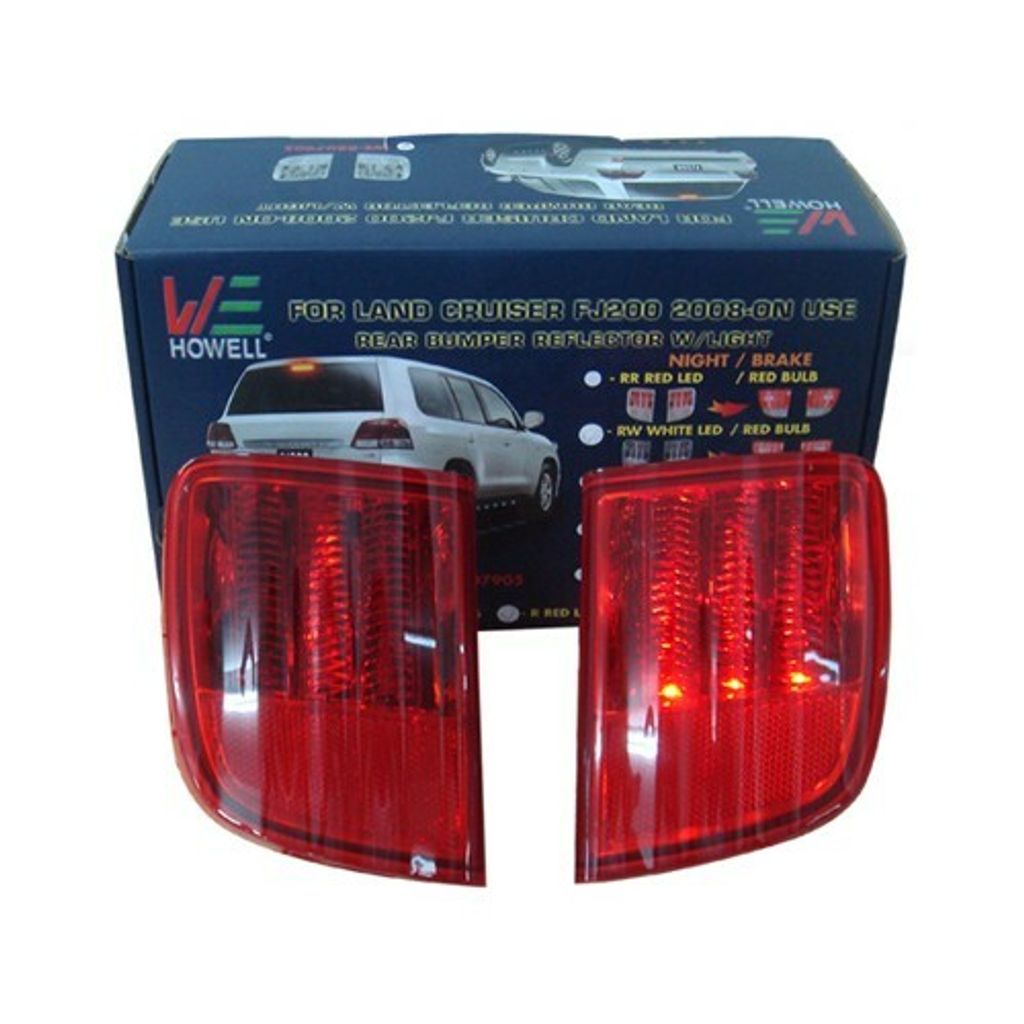 FJ200 `08 Rear Bumper Reflector Red WLamp + LED