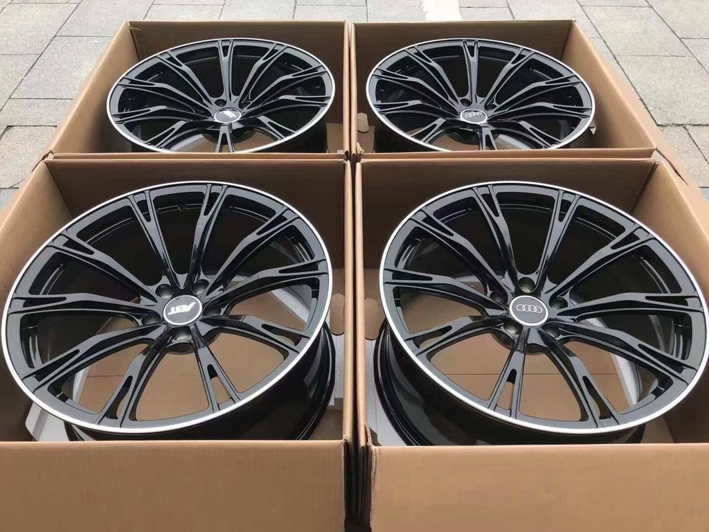 3. Audi Chromium Black Forged Wheel Rim (3)