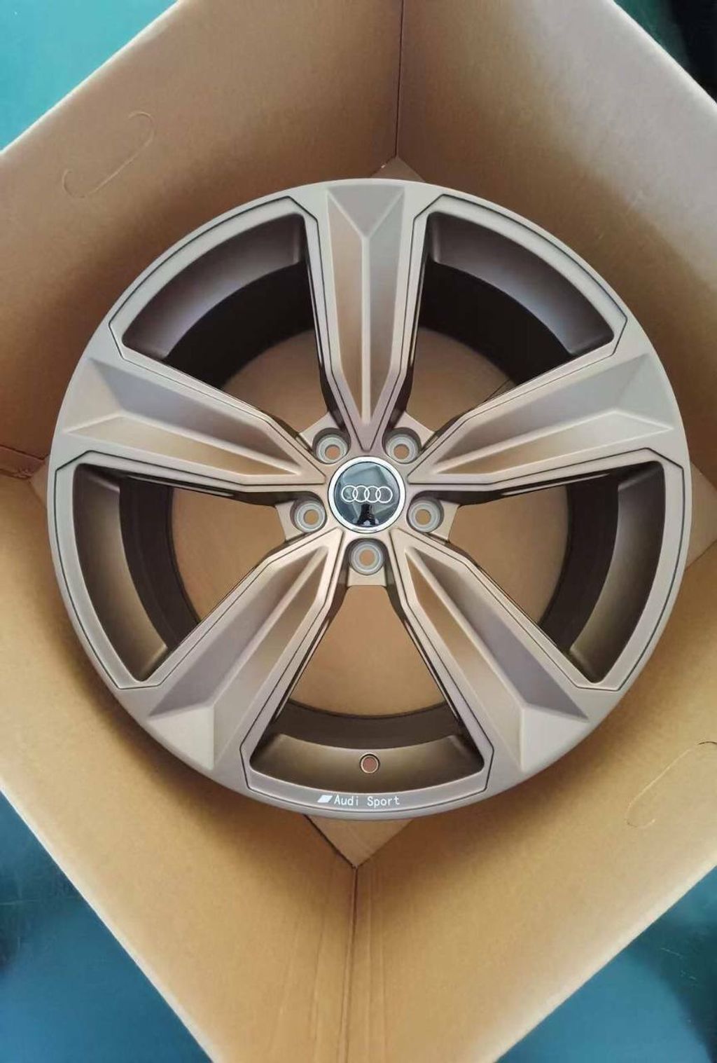 9. Audi Matte Bronze Forged Wheel Rim (2)