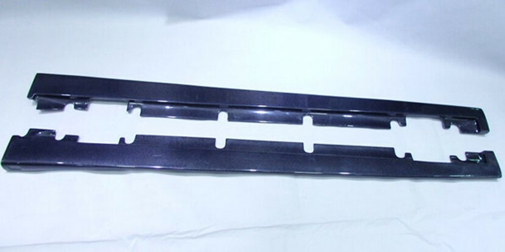 Mercedes-Benz W176 Revo Style Side Skirt Panel Carbon