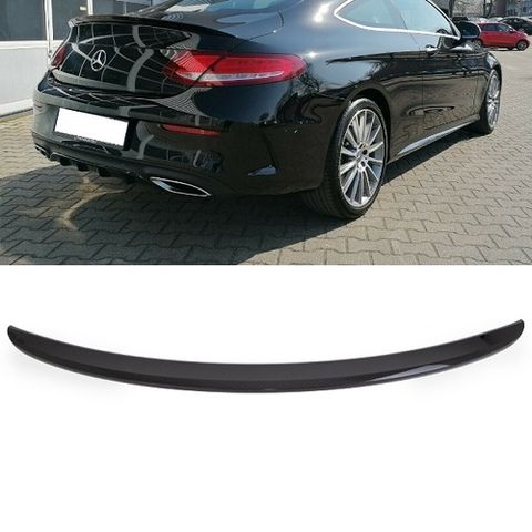 C205 Coupe AM Style Trunk Spoiler Carbon (1)