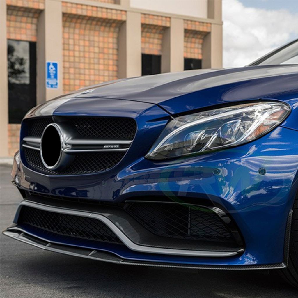 W205C205 C63 Edition 1 Style Front Lip ABS (1)