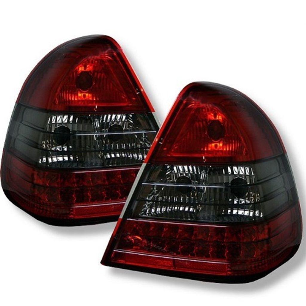 W202 Rear Lamp Crytal LED RedClear (1)