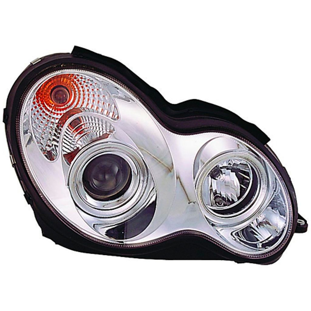 W203 `00 Head Lamp Projector Chrome WMotor (5)