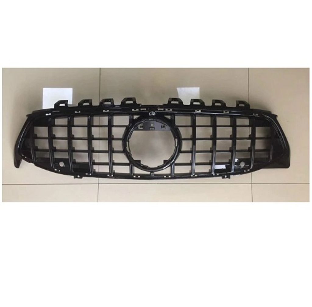 W118 GT Style Front Grille Black (4)