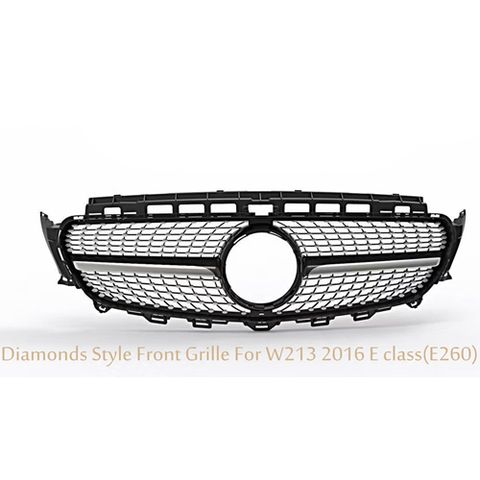 W213 `17 Diamond Style Front Grille (2)