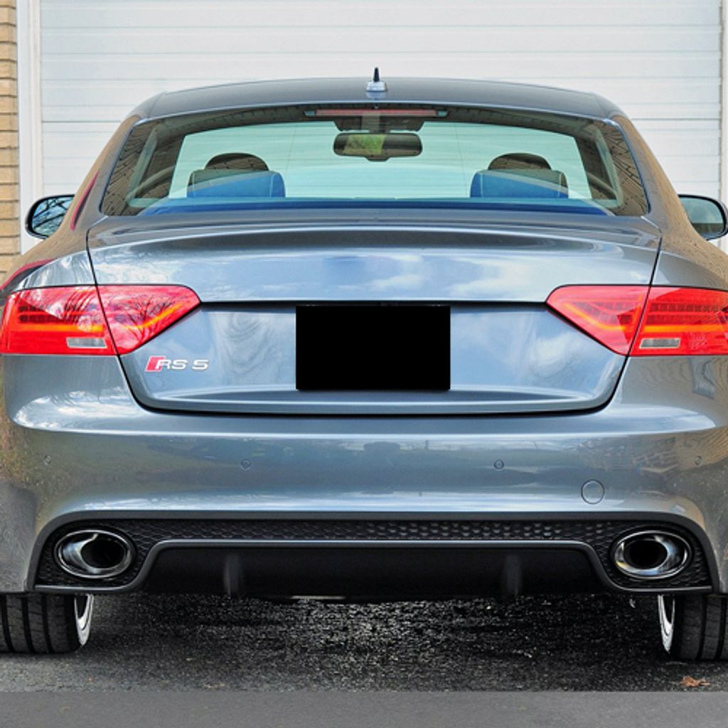 A5 B8 4D `08 Rear Bumper RS Style WPipe (1)