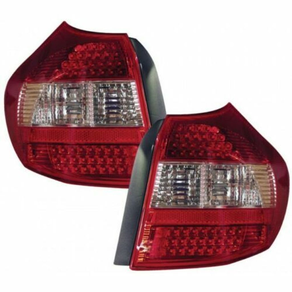 BMW E87 Rear Lamp Crystal LED RedClear (2)